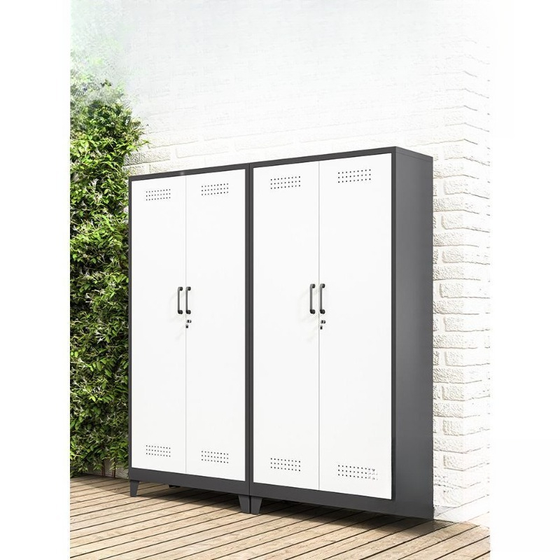 Outdoor Power Mop - Armadio porta attrezzi in acciaio per