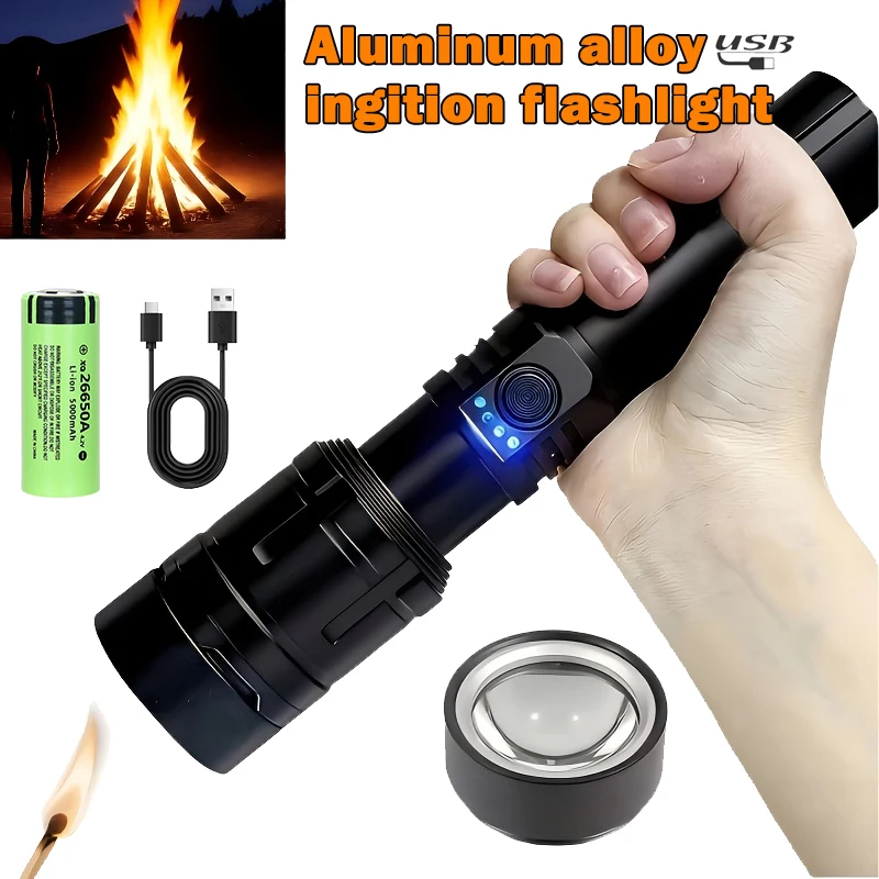 Outdoor Power For Camping - Torcia ultra potente Torcia con accensione