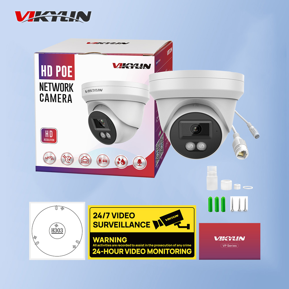 Outdoor Power G Motion - Telecamera di Sicurezza IP VIKYLIN 8MP