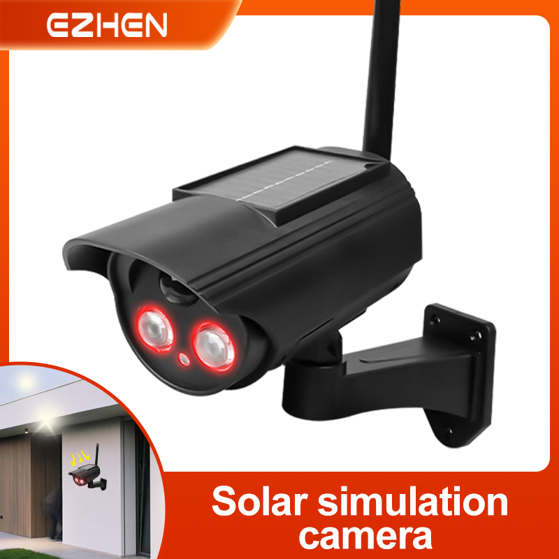 Outdoor Power Outlet Solar - Telecamera di simulazione solare esterna Telecamera