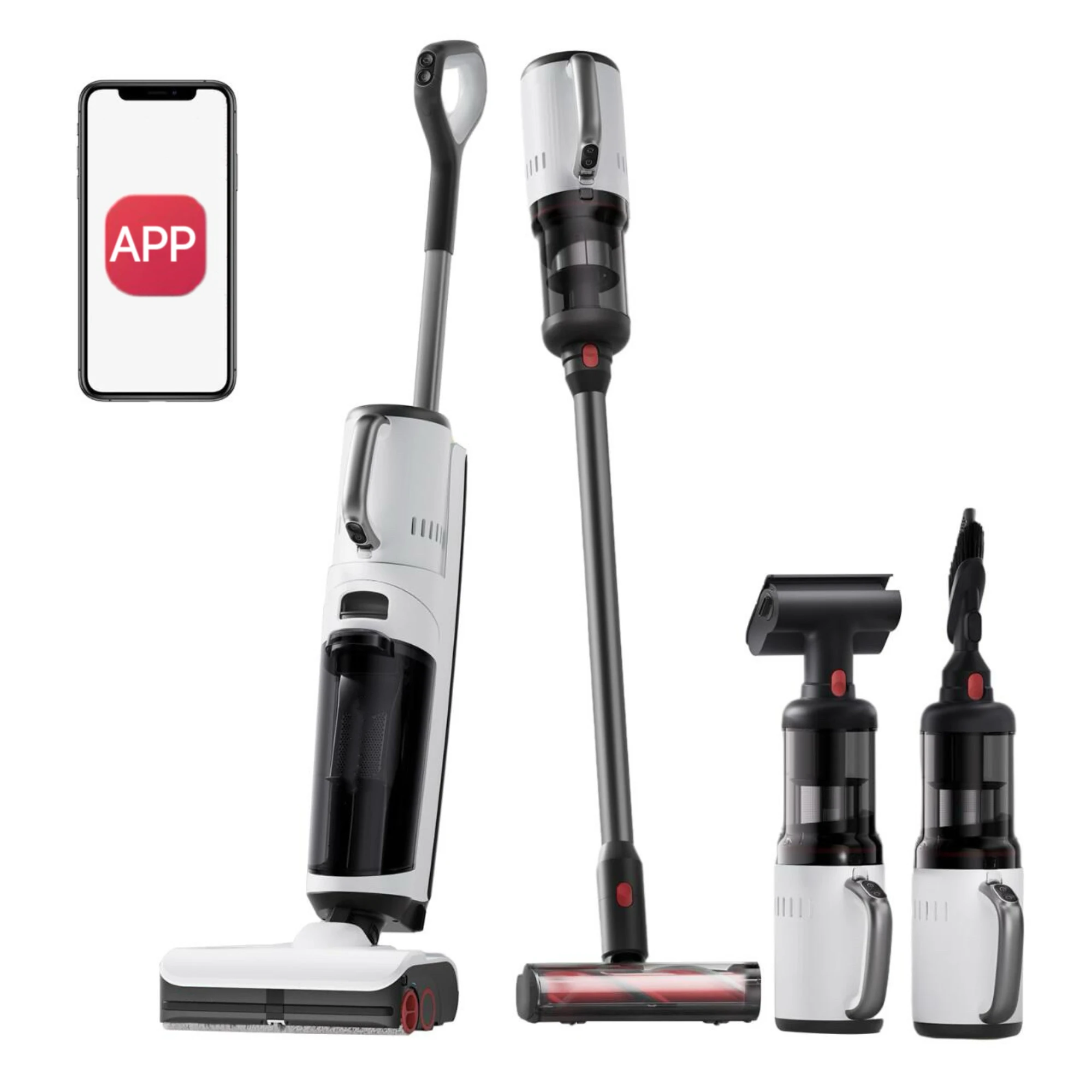 Outdoor Power Mop - 5-in-1 Potente 17000Pa One Step App