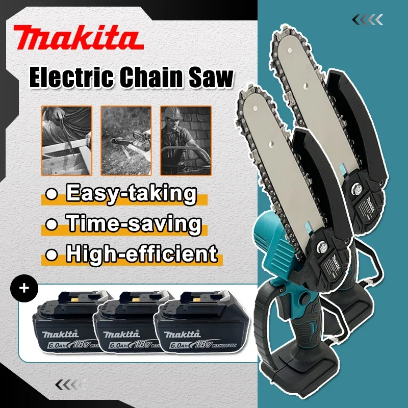 Electric Chainsaw Battery - Motosega Elettrica Makita da 6 Pollici,