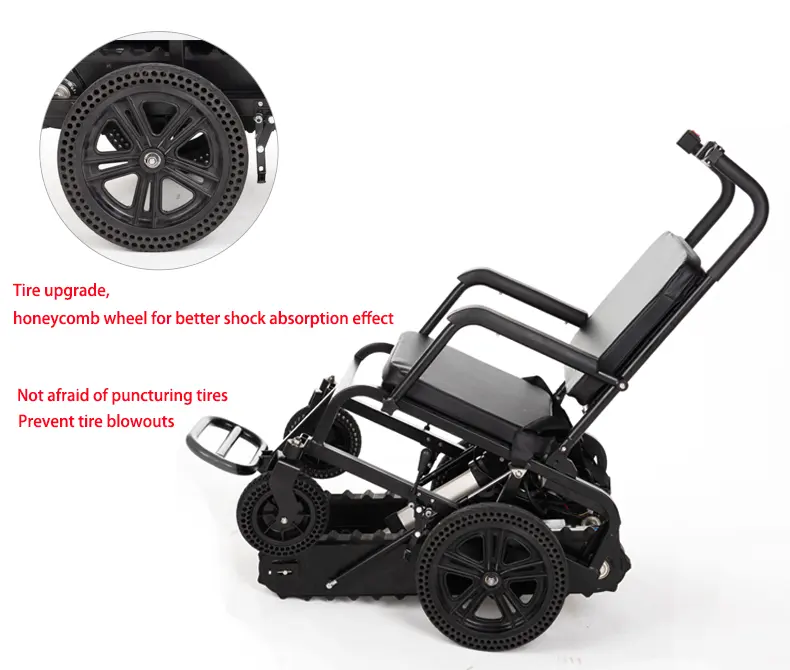 Scalatore elettrico pieghevole - Outdoor Power Wheelchair recensione e prezzo