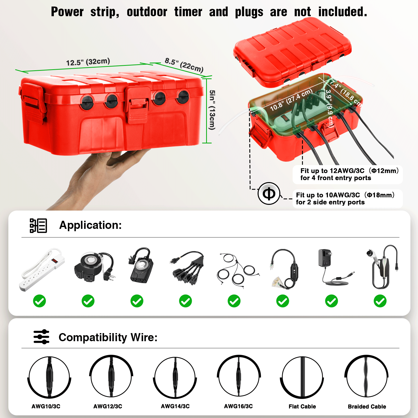 Scatola di derivazione per cav - Outdoor Power Outlet Extension recensione e prezzo