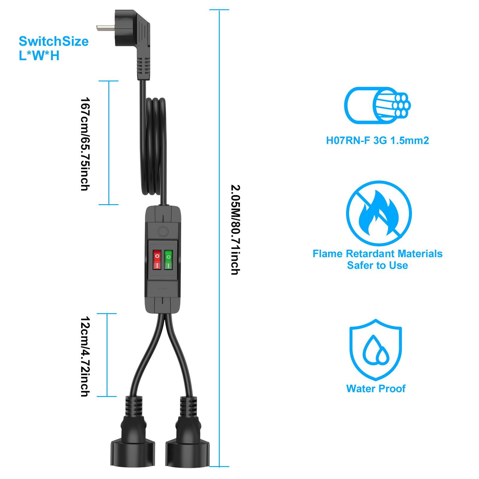 Cavo di prolunga con spina UE  - Outdoor Power Hub recensione e prezzo