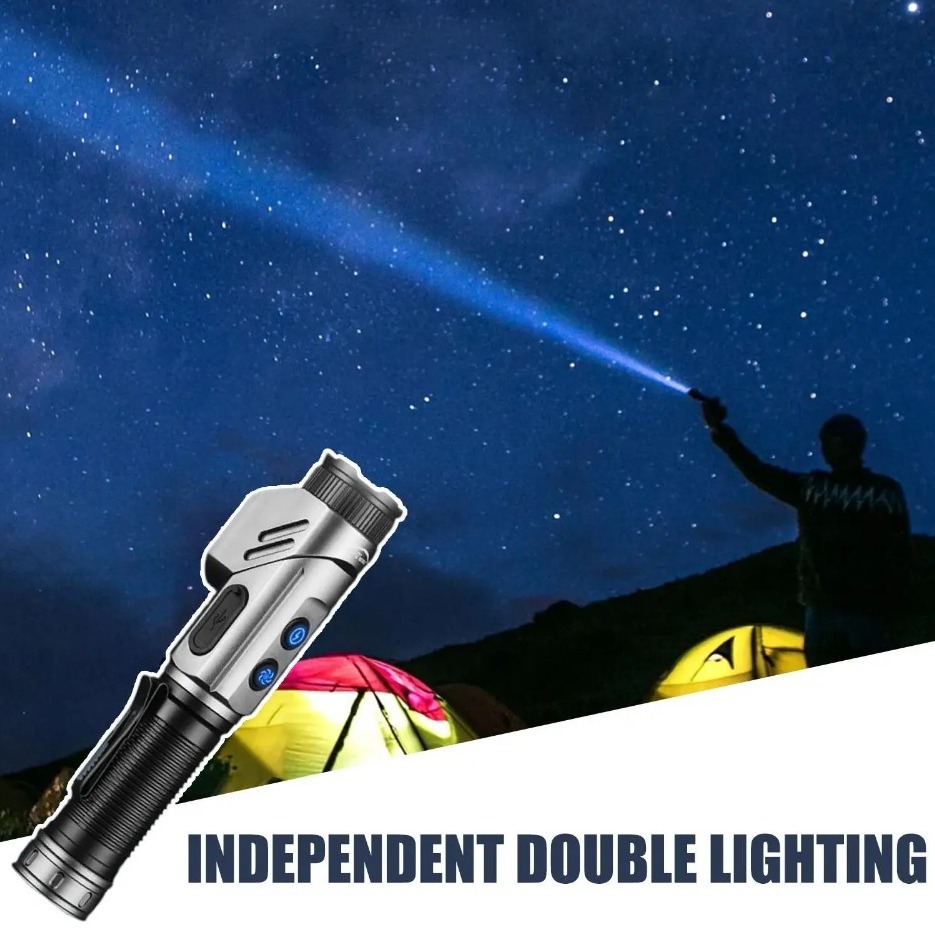 Potente mini torcia a LED 90 ° - Outdoor Power For Camping recensione e prezzo