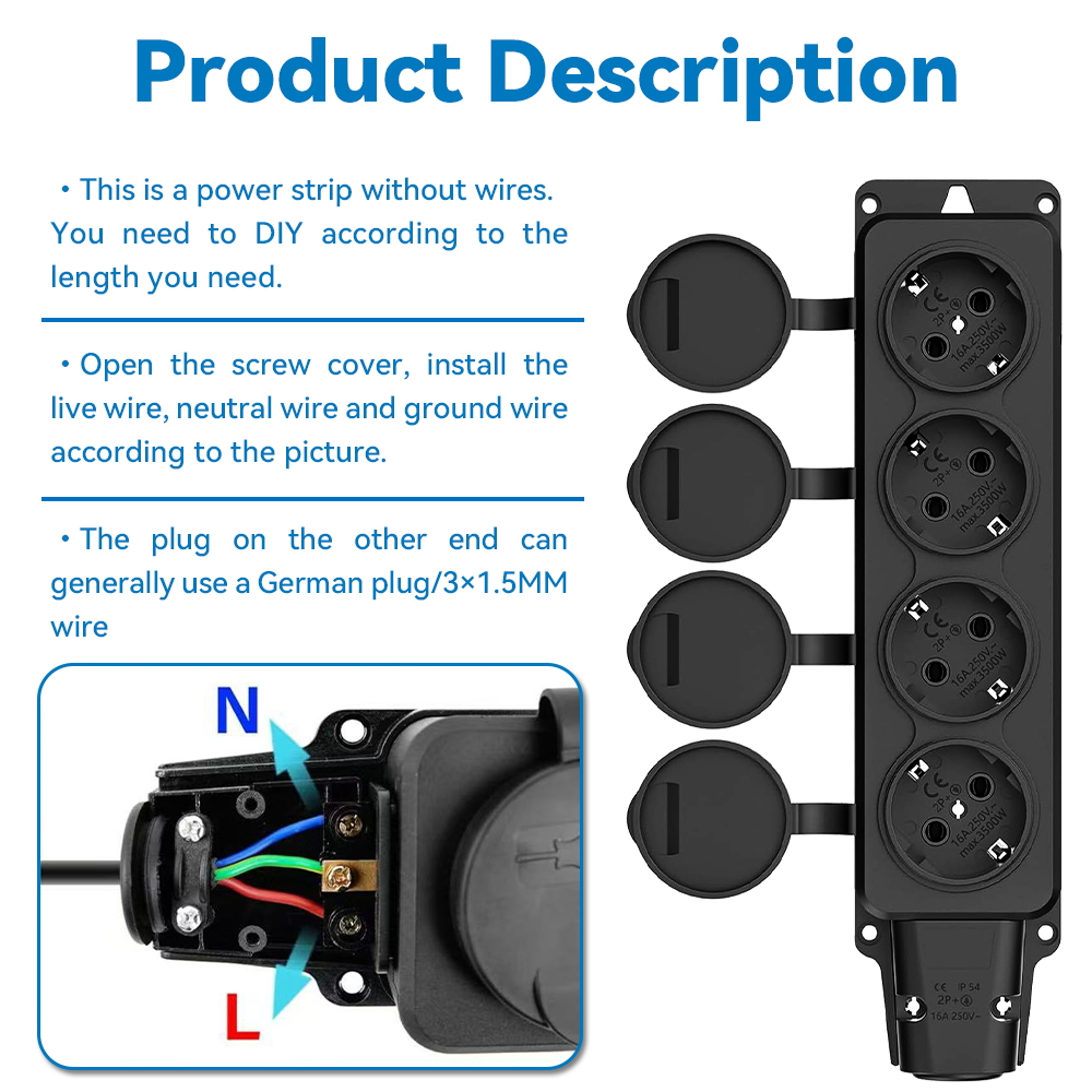 Multipresa da Esterno Impermea - Outdoor Power Outlet Extension recensione e prezzo
