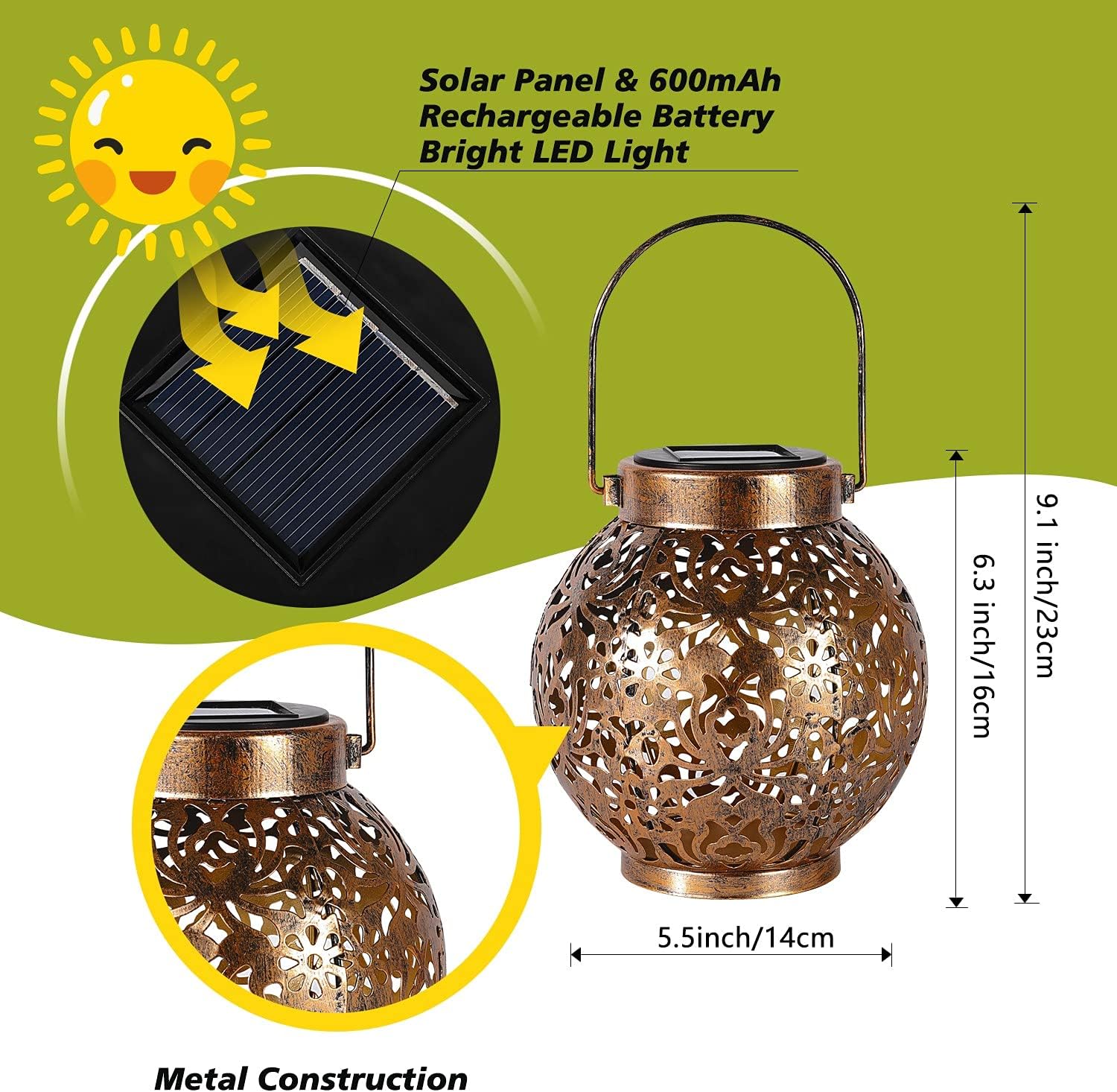 1-6 Lanterne Solari Marocchine - Outdoor Power Outlet Solar recensione e prezzo