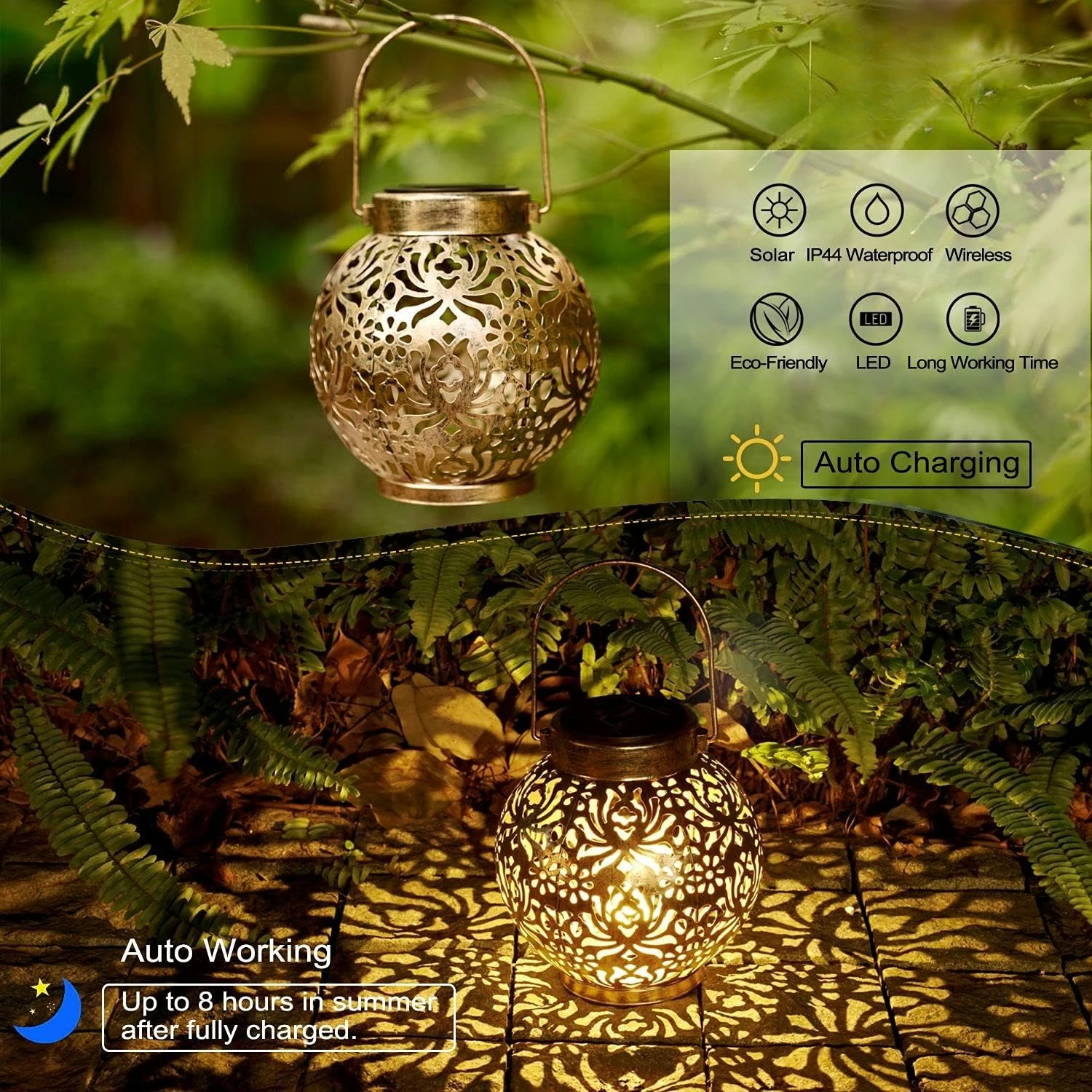 1-6 Lanterne Solari Marocchine - Outdoor Power Outlet Solar recensione e prezzo