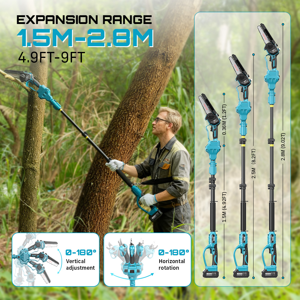 SEESII Forbici Elettriche Senz - Pole Saw Cordless recensione e prezzo
