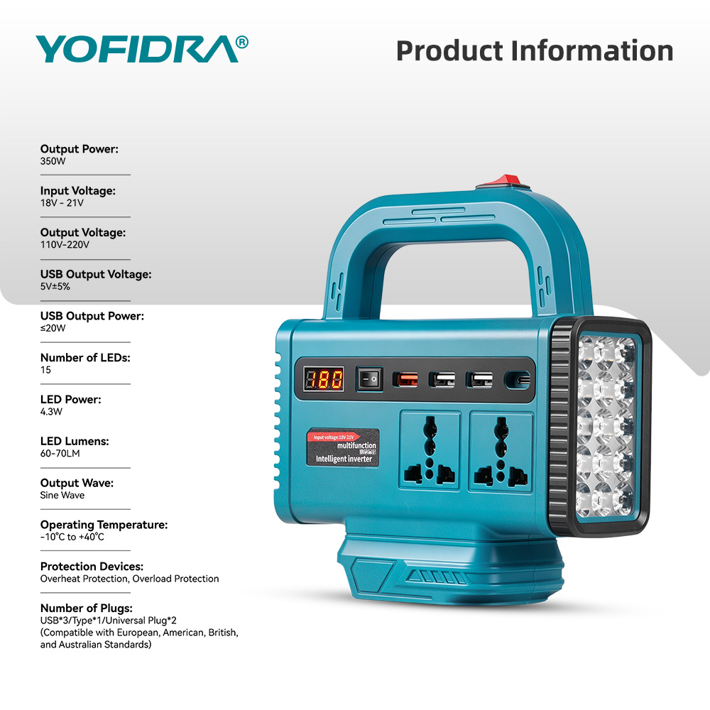 Inverter di potenza portatile  - Outdoor Power Hub recensione e prezzo