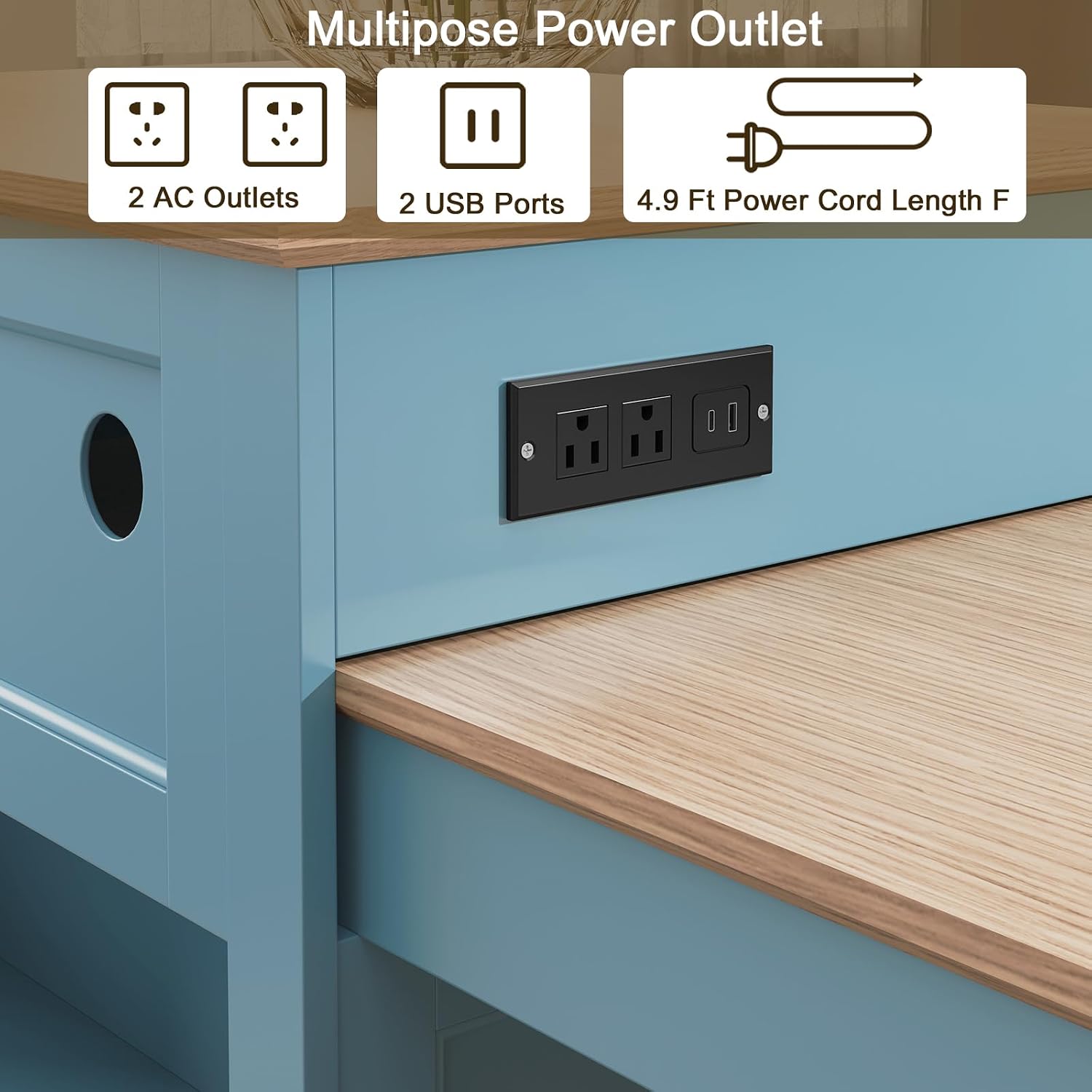Isola da Cucina da 87,5 Pollic - Outdoor Kitchen Power Outlet recensione e prezzo
